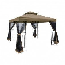 GAZEBO 3X3μ. ΜΕ ΠΡΟΣΤΑΤΕΥΤΙΚΗ ΣΙΤΑ (ΒΕIGE)
