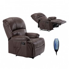 ΠΟΛΥΘΡΟΝΑ MASSAGE SPACE PU (BROWN) 