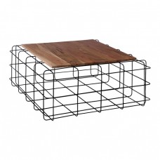 ΤΡΑΠΕΖΑΚΙ ΣΑΛΟΝΙΟΥ SORREL (BLACK / NATURAL WOOD